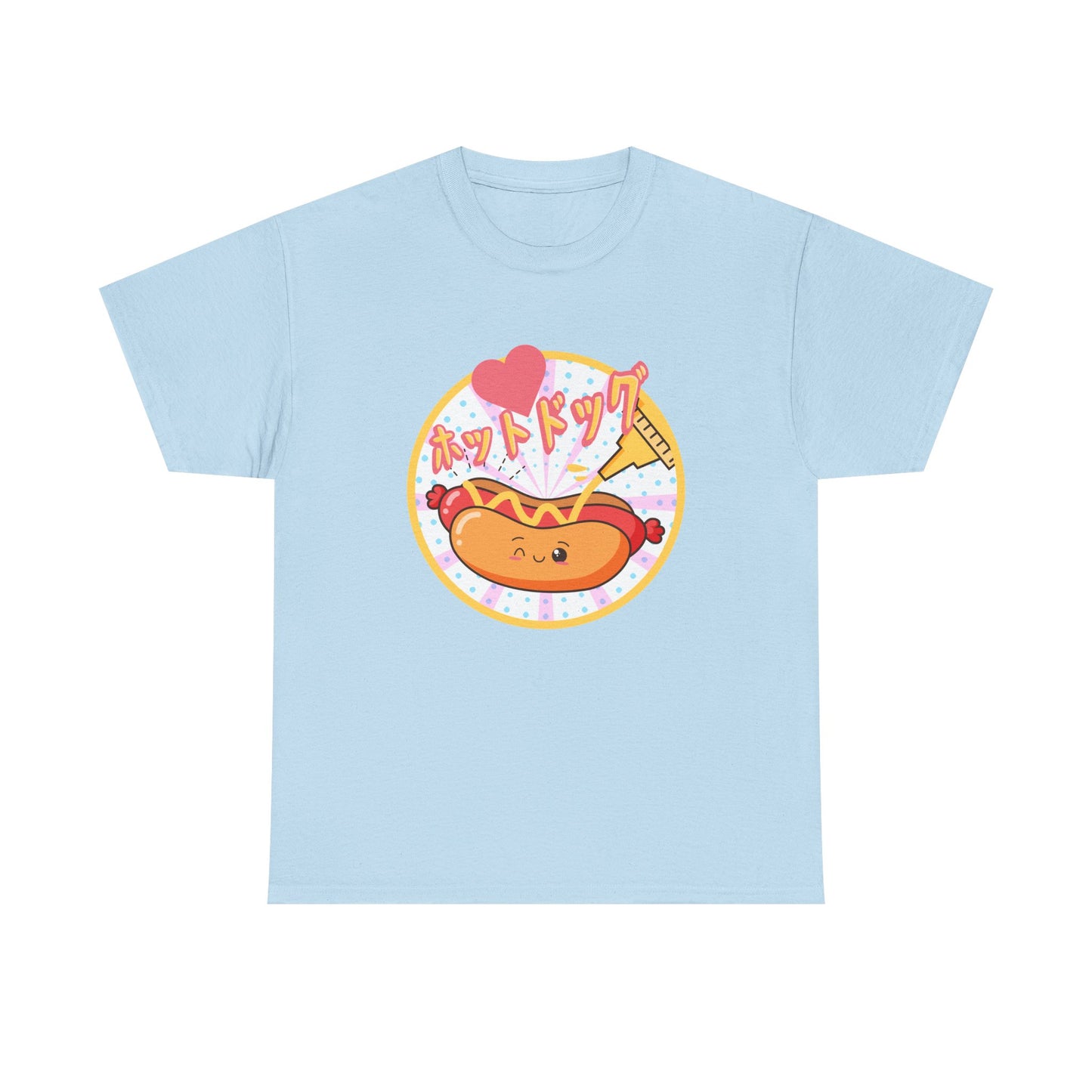 Kawaii Hot Dog T-Shirt | Kawaii Food Shirt