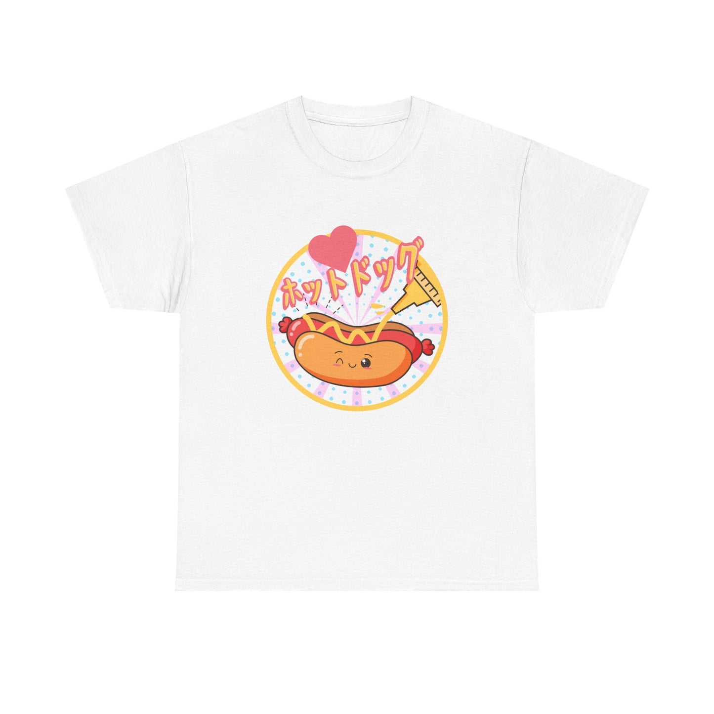 Kawaii Hot Dog T-Shirt | Kawaii Food Shirt
