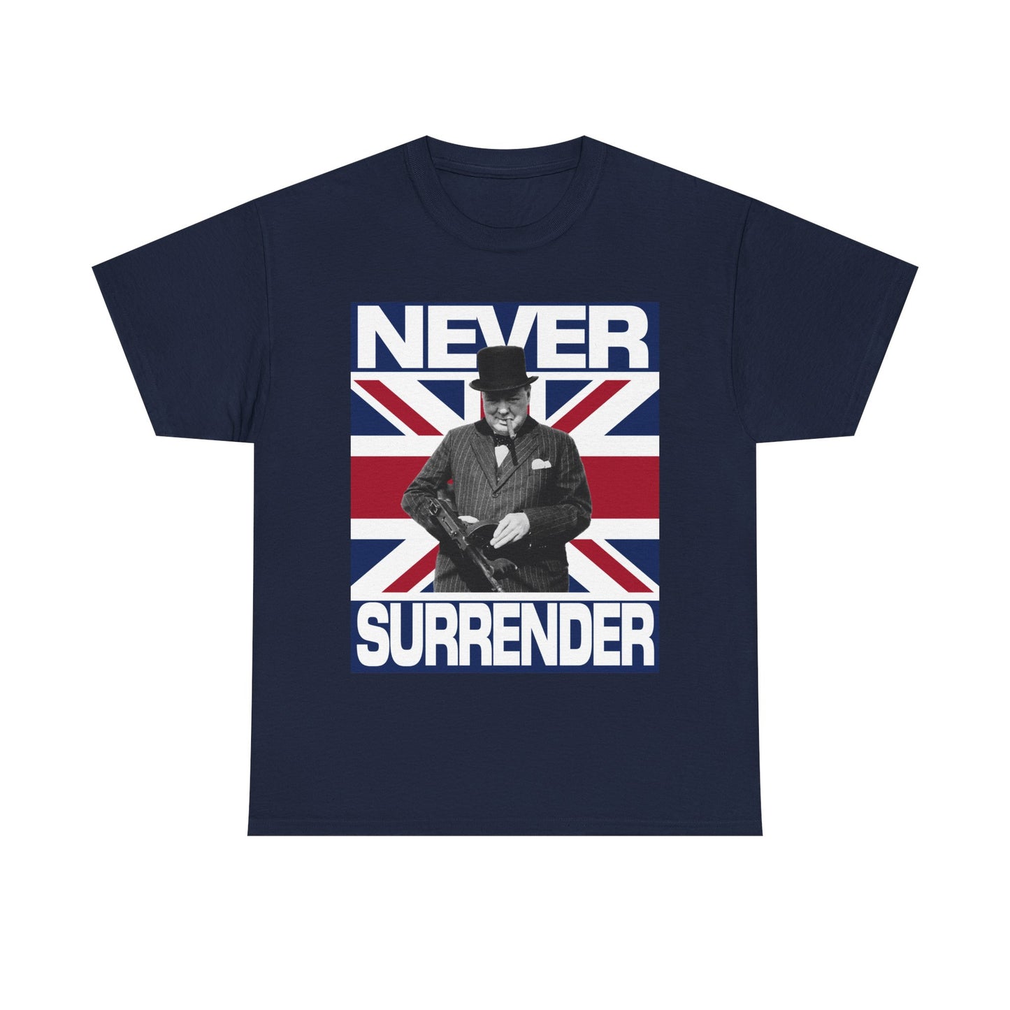 Winston Churchill T-Shirt | Never Surrender Shirt