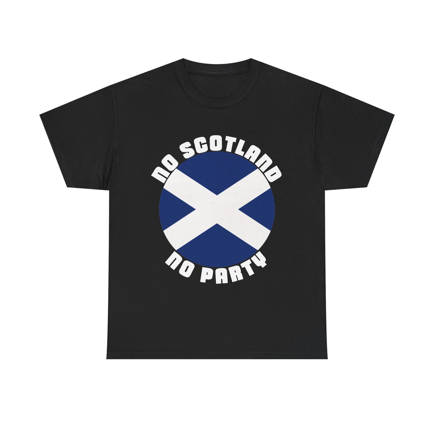 No Scotland No Party T-Shirt | Scottish Flag Shirt