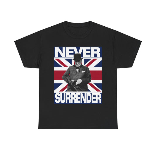 Winston Churchill T-Shirt | Never Surrender Shirt