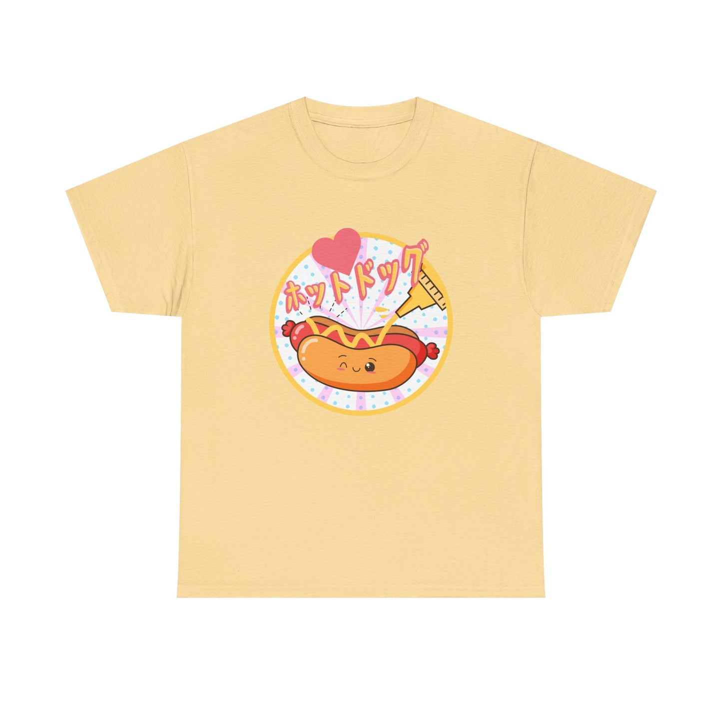 Kawaii Hot Dog T-Shirt | Kawaii Food Shirt