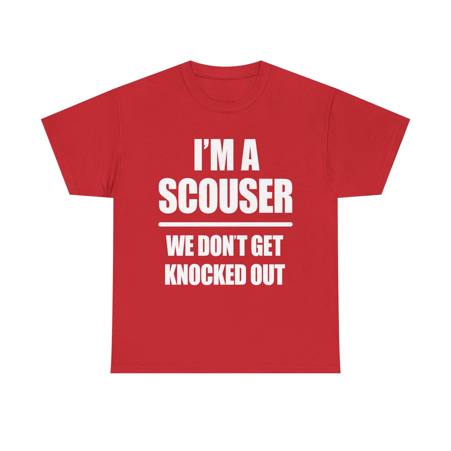 I'm A Scouser - We Don't Get Knocked Out T-Shirt