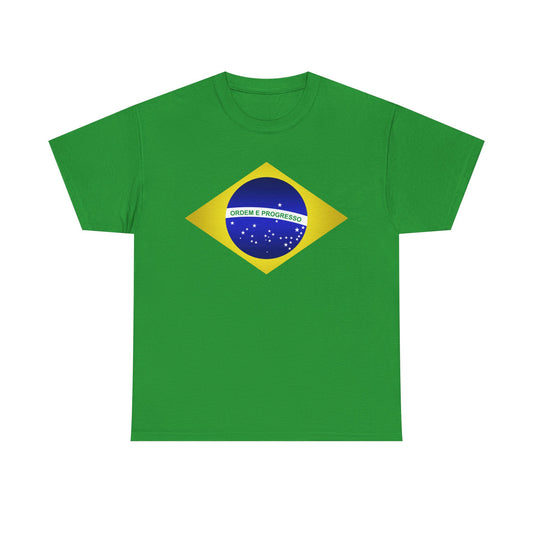 Brazil Flag T-Shirt — Retro Brazilian National Pride Shirt