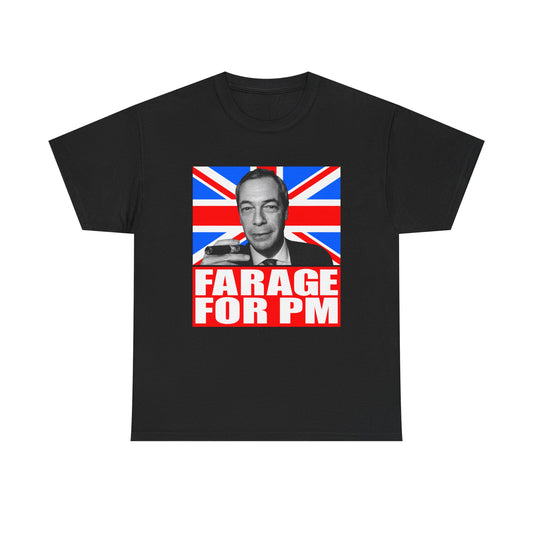 Farage For PM T-Shirt | Nigel Farage Shirt