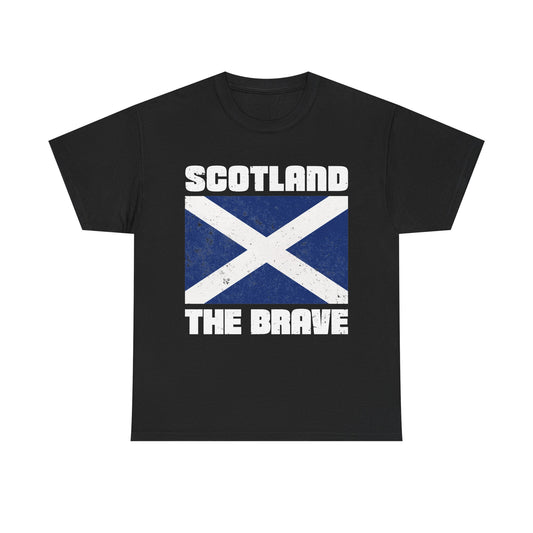 Scotland The Brave T-Shirt | Scottish Flag Shirt