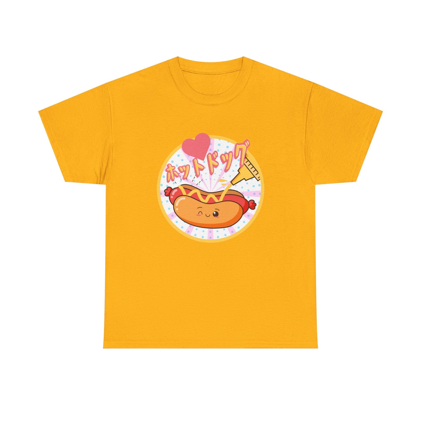 Kawaii Hot Dog T-Shirt | Kawaii Food Shirt