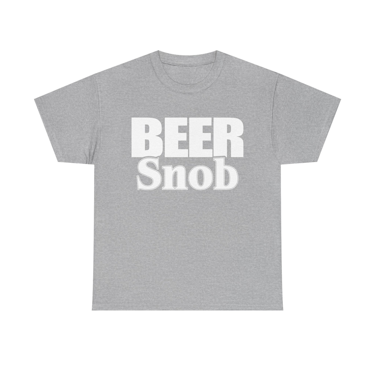 Funny Beer Snob t-shirt, perfect for beer connoisseurs and those who love real beer and ales and refuse to drink the generic supermarket brands.