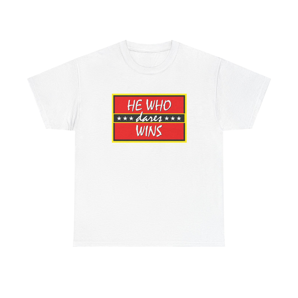 He Who Dares Wins Del Boy T-Shirt