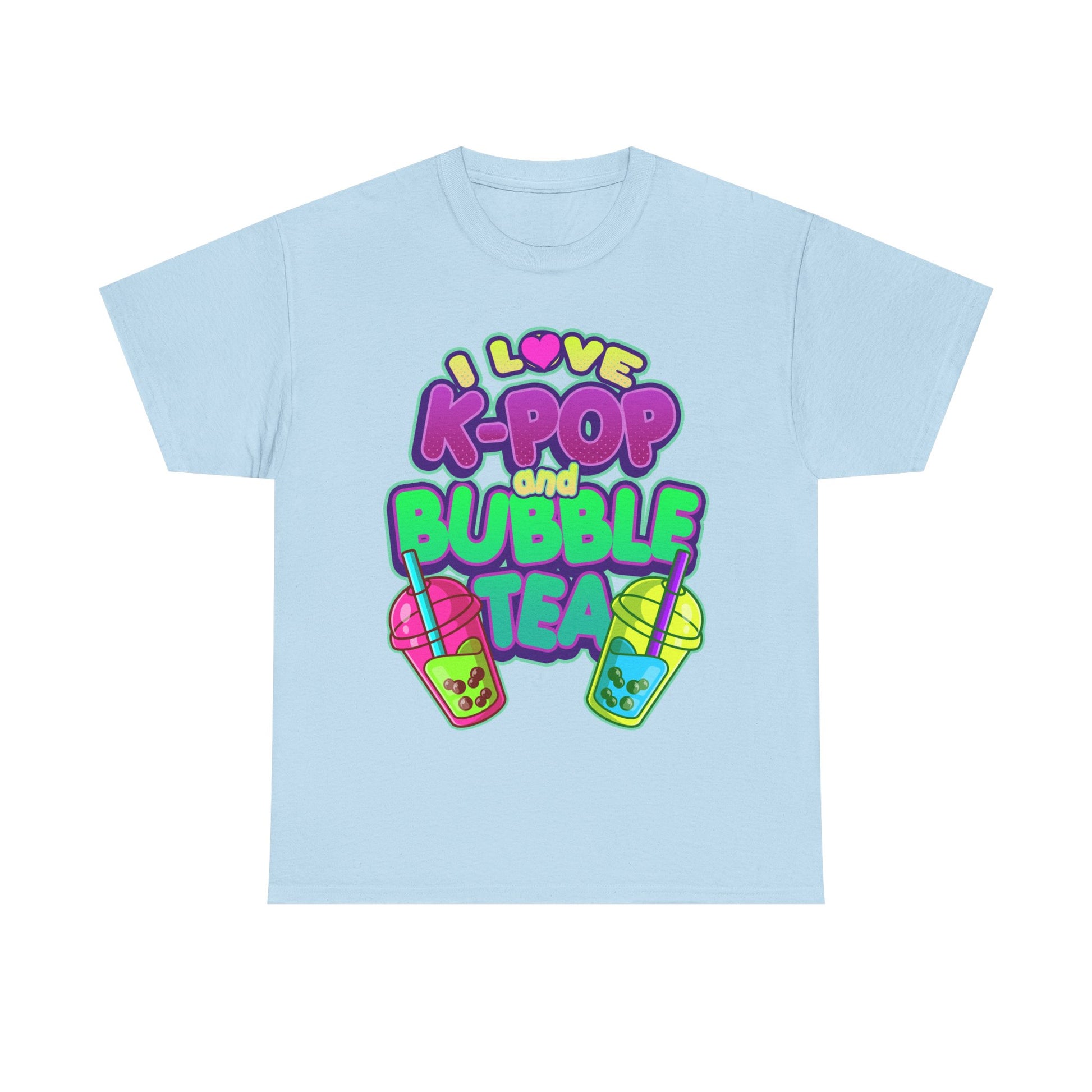 I Love K-Pop and Bubble Tea T-Shirt