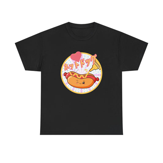 Kawaii Hot Dog T-Shirt | Kawaii Food Shirt