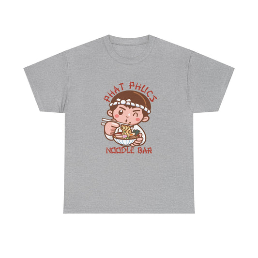 Phat Phucks Noodle Bar T-Shirt - Funny kawaii style ramen noodle chef design shirt