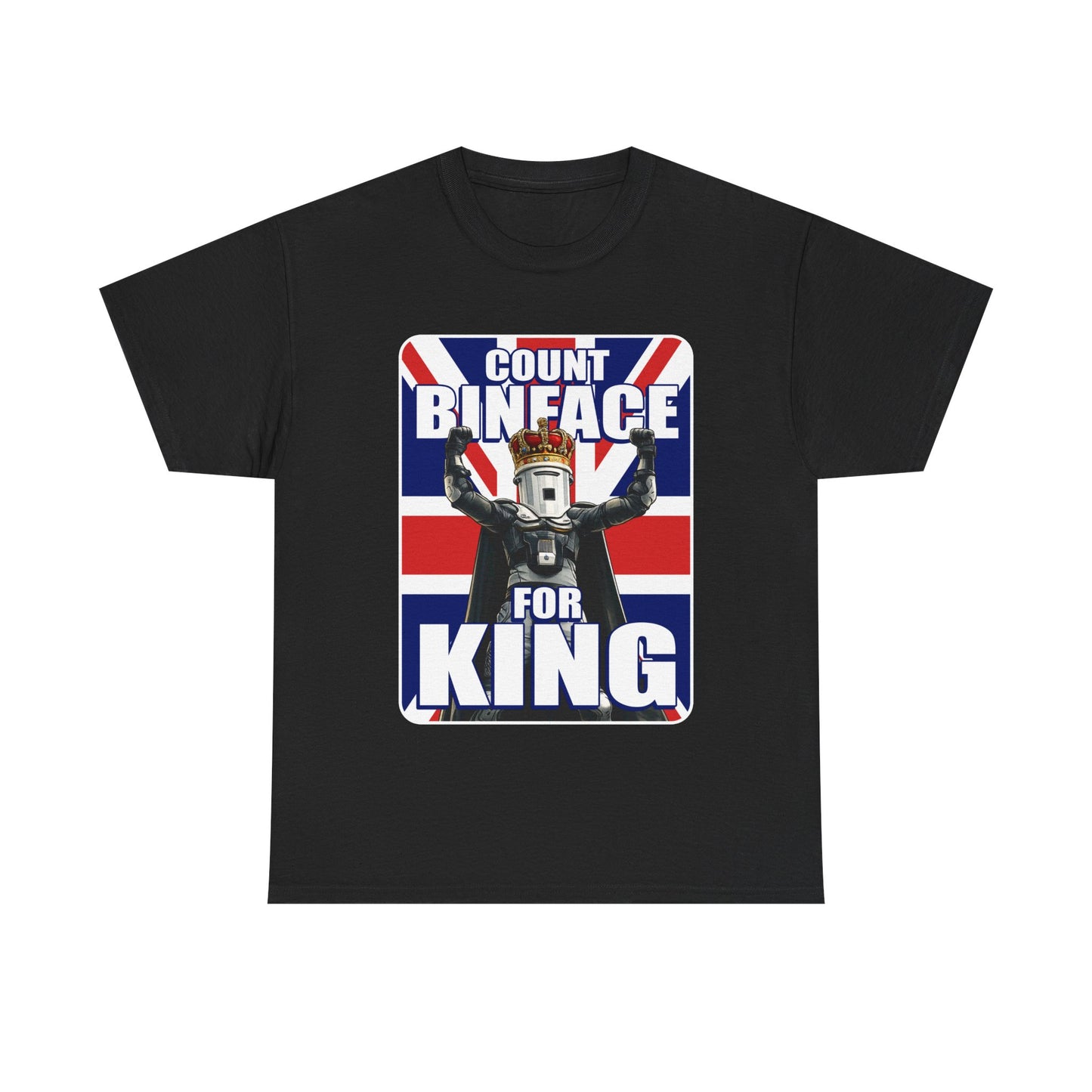 Count Binface for King t-shirt from jokertshirts.co.uk